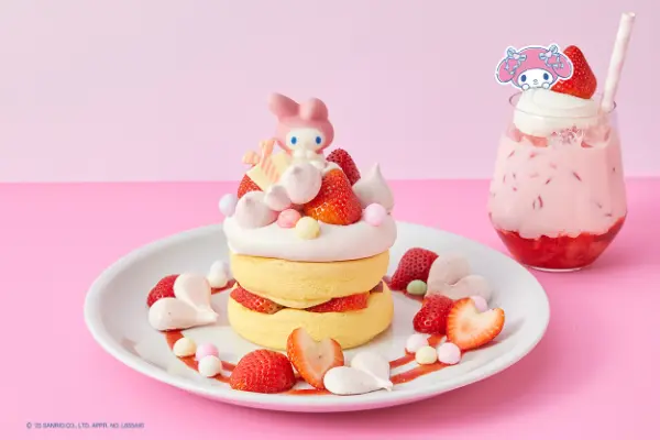 ブランチカフェ「フリッパーズ」とサンリオの人気キャラクター・シナモロール＆マイメロディのコラボメニュー「奇跡のパンケーキ　マイメロディ コレクション」