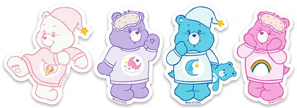 【画像】PLAZA・MINiPLA限定の「Care Bears™ Slumber Party (ケアベア スランバーパーティ)」のアイテム