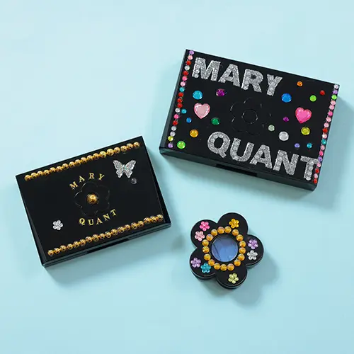 東京・原宿で開催されるポップアップ「MARY QUANT EYE OPENER SPECIAL POP UP（マリークヮント アイオープナー スペシャル ポップ アップ）」で展開されるパレットデコレーション体験