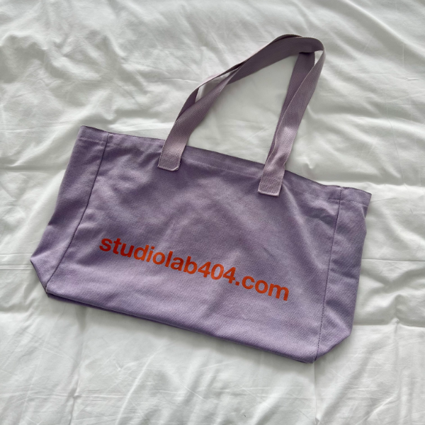 studiolab404（スタジオラボ404ドットコム）の「404 Canvas Tote Bag」