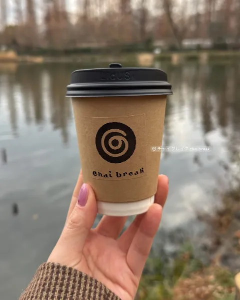 井の頭公園の近くにあるカフェ「chai break（チャイ ブレイク）」のドリンク