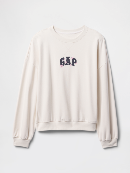 Gap SAKURA ヴィンテージソフト オーバーサイズ GAPロゴ スウェット・トレーナー