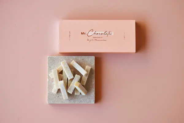 Mr. CHEESECAKEのチョコレートを楽しむ特別企画「Mr. Chocolate」で販売されるブランド初のチョコレート「SILKY CHOCOLATE White Tonka」