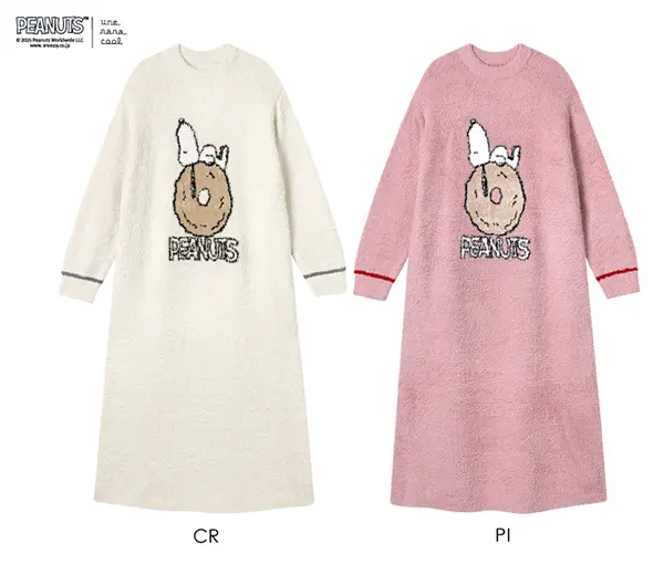 【画像】「PEANUTS」×une nana coolの第2弾コラボのワンピース