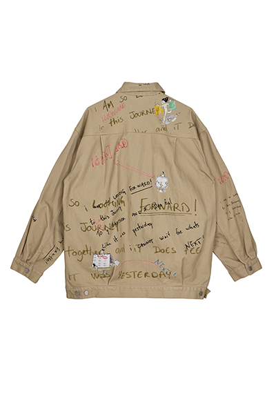 【画像】Ameri×アーティスト・Gabrielle Rulのコラボアイテム「Gabrielle×Ameri 10TH HISTORY JACKET」