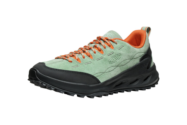 KEEN「JASPER ZIONIC」の『Granite Green/Gold Flame』