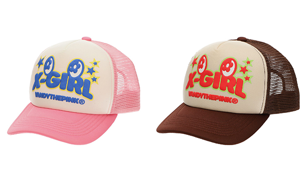 X-girl × VANDY THE PINK TRUCKER CAP