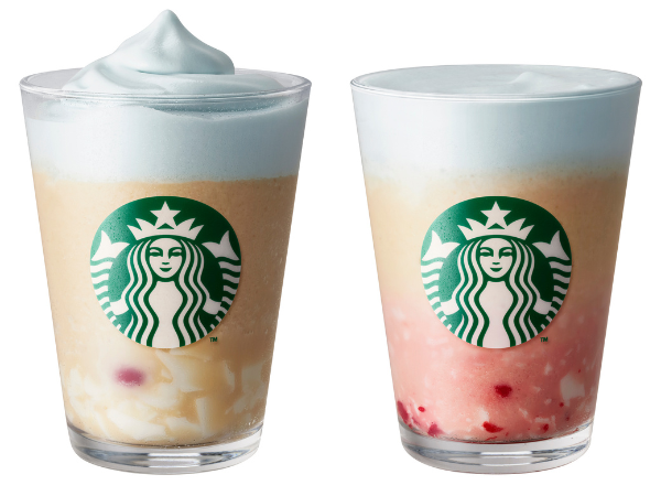 スターバックスの「春空 ミルクコーヒー フラペチーノ」