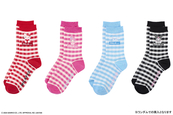 MILKFED. x SANRIO CHARACTERS SOCKS