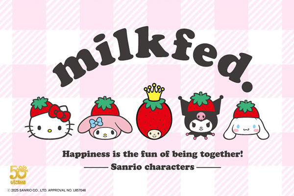 MILKFED. ×サンリオキャラクターズ コラボビジュアル